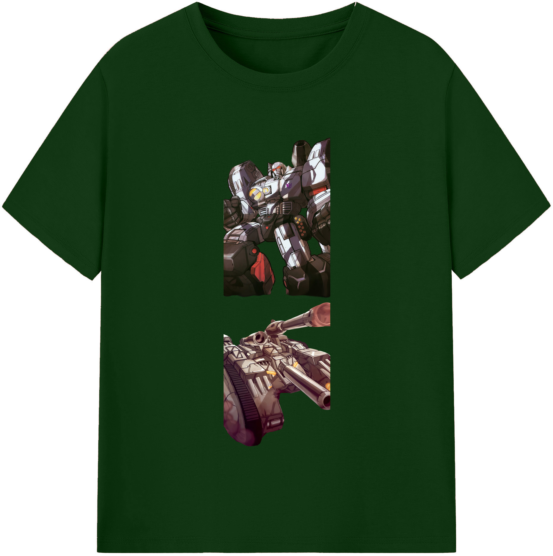 （画像用） Transformers トランスフォーマー 綿100％半袖Tシャツ（フロントプリント）
